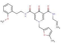 N-allyl-N'-[2-(2-methoxyphenyl)ethyl]-1-[(5-methyl-2-furyl)methyl]-4-oxo-1,4-dihydro-3,5-pyridinedicarboxamide