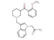 2-(3-{[3-(2-methoxybenzoyl)-1-piperidinyl]methyl}-1H-indol-1-yl)acetamide