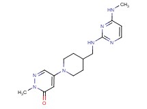 2-methyl-5-[4-({[4-(methylamino)pyrimidin-2-yl]amino}methyl)piperidin-1-yl]pyridazin-3(2H)-one