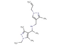 N-[(1-allyl-3-methyl-1H-pyrazol-4-yl)methyl]-1-(1-ethyl-3,5-dimethyl-1H-pyrazol-4-yl)ethanamine