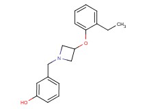 3-{[3-(2-ethylphenoxy)-1-azetidinyl]methyl}phenol