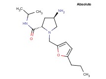 (4R)-4-amino-N-isopropyl-1-[(5-propyl-2-furyl)methyl]-L-prolinamide