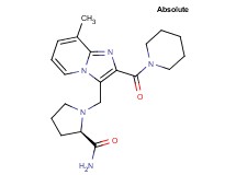 1-{[8-methyl-2-(piperidin-1-ylcarbonyl)imidazo[1,2-a]pyridin-3-yl]methyl}-D-prolinamide