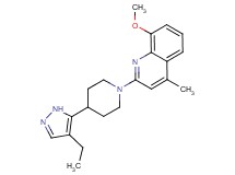 2-[4-(4-ethyl-1H-pyrazol-5-yl)piperidin-1-yl]-8-methoxy-4-methylquinoline