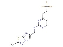 N-[(2-methylimidazo[2,1-b][1,3,4]thiadiazol-6-yl)methyl]-4-(3,3,3-trifluoropropyl)pyrimidin-2-amine