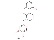 2-({2-[2-(3-hydroxyphenyl)ethyl]-1-piperidinyl}methyl)-5-methoxy-4H-pyran-4-one
