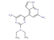 6-(6-amino-1H-pyrrolo[2,3-b]pyridin-4-yl)-N~2~,N~2~-diethylpyrimidine-2,4-diamine