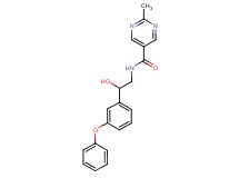 N-[2-hydroxy-2-(3-phenoxyphenyl)ethyl]-2-methylpyrimidine-5-carboxamide