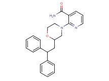 2-[2-(2,2-diphenylethyl)-4-morpholinyl]nicotinamide