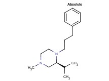 (2S)-2-isopropyl-4-methyl-1-(3-phenylpropyl)piperazine