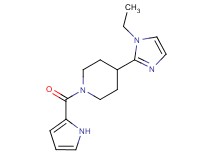 4-(1-ethyl-1H-imidazol-2-yl)-1-(1H-pyrrol-2-ylcarbonyl)piperidine