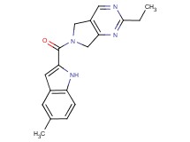 2-ethyl-6-[(5-methyl-1H-indol-2-yl)carbonyl]-6,7-dihydro-5H-pyrrolo[3,4-d]pyrimidine