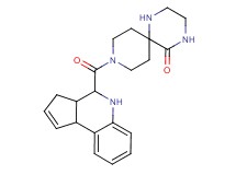 9-(3a,4,5,9b-tetrahydro-3H-cyclopenta[c]quinolin-4-ylcarbonyl)-1,4,9-triazaspiro[5.5]undecan-5-one