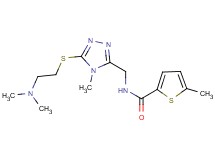 N-[(5-{[2-(dimethylamino)ethyl]thio}-4-methyl-4H-1,2,4-triazol-3-yl)methyl]-5-methyl-2-thiophenecarboxamide