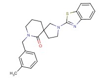 2-(1,3-benzothiazol-2-yl)-7-(3-methylbenzyl)-2,7-diazaspiro[4.5]decan-6-one
