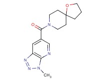 8-[(3-methyl-3H-[1,2,3]triazolo[4,5-b]pyridin-6-yl)carbonyl]-1-oxa-8-azaspiro[4.5]decane