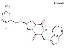 (3S,7S,8aS)-7-[(2-fluoro-5-methylbenzyl)amino]-3-(1H-indol-3-ylmethyl)hexahydropyrrolo[1,2-a]pyrazine-1,4-dione