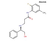 N-(2-fluoro-5-methylphenyl)-3-{[(1R)-2-hydroxy-1-phenylethyl]amino}propanamide