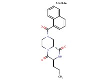 (3S,9aR)-8-(1-naphthoyl)-3-propyltetrahydro-2H-pyrazino[1,2-a]pyrazine-1,4(3H,6H)-dione