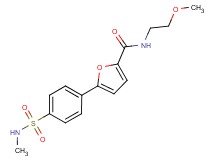 N-(2-methoxyethyl)-5-{4-[(methylamino)sulfonyl]phenyl}-2-furamide