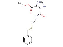 ethyl 5-({[2-(benzylthio)ethyl]amino}carbonyl)-1H-imidazole-4-carboxylate