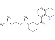 N,N,N'-trimethyl-N'-[1-(1,2,3,4-tetrahydro-8-quinolinylcarbonyl)-3-piperidinyl]-1,3-propanediamine