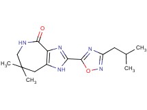 2-(3-isobutyl-1,2,4-oxadiazol-5-yl)-7,7-dimethyl-5,6,7,8-tetrahydroimidazo[4,5-c]azepin-4(1H)-one