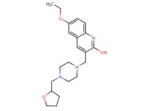 6-ethoxy-3-{[4-(tetrahydro-2-furanylmethyl)-1-piperazinyl]methyl}-2-quinolinol