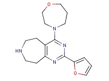 2-(2-furyl)-4-(1,4-oxazepan-4-yl)-6,7,8,9-tetrahydro-5H-pyrimido[4,5-d]azepine