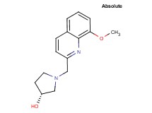 (3R)-1-[(8-methoxyquinolin-2-yl)methyl]pyrrolidin-3-ol
