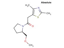 5-{2-[(2R)-2-(methoxymethyl)pyrrolidin-1-yl]-2-oxoethyl}-2,4-dimethyl-1,3-thiazole