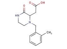 [1-(2-methylbenzyl)-3-oxo-2-piperazinyl]acetic acid