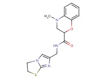 N-(2,3-dihydroimidazo[2,1-b][1,3]thiazol-6-ylmethyl)-4-methyl-3,4-dihydro-2H-1,4-benzoxazine-2-carboxamide