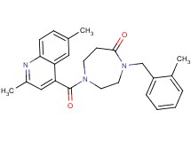 1-[(2,6-dimethyl-4-quinolinyl)carbonyl]-4-(2-methylbenzyl)-1,4-diazepan-5-one
