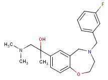 1-(dimethylamino)-2-[4-(3-fluorobenzyl)-2,3,4,5-tetrahydro-1,4-benzoxazepin-7-yl]-2-propanol