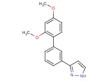 3-(2',4'-dimethoxy-3-biphenylyl)-1H-pyrazole