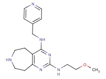 N~2~-(2-methoxyethyl)-N~4~-(pyridin-4-ylmethyl)-6,7,8,9-tetrahydro-5H-pyrimido[4,5-d]azepine-2,4-diamine