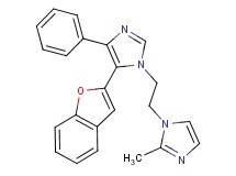 5-(1-benzofuran-2-yl)-1-[2-(2-methyl-1H-imidazol-1-yl)ethyl]-4-phenyl-1H-imidazole