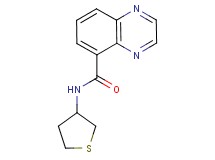 N-(tetrahydro-3-thienyl)quinoxaline-5-carboxamide