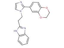 2-{2-[2-(2,3-dihydro-1,4-benzodioxin-6-yl)-1H-imidazol-1-yl]ethyl}-1H-benzimidazole