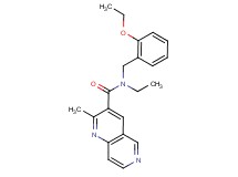 N-(2-ethoxybenzyl)-N-ethyl-2-methyl-1,6-naphthyridine-3-carboxamide
