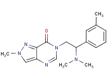 6-[2-(dimethylamino)-2-(3-methylphenyl)ethyl]-2-methyl-2,6-dihydro-7H-pyrazolo[4,3-d]pyrimidin-7-one