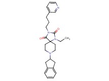 8-(2,3-dihydro-1H-inden-2-yl)-1-ethyl-3-[3-(3-pyridinyl)propyl]-1,3,8-triazaspiro[4.5]decane-2,4-dione
