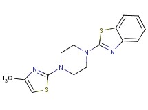 2-[4-(4-methyl-1,3-thiazol-2-yl)piperazin-1-yl]-1,3-benzothiazole