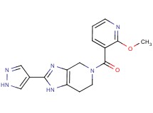 5-[(2-methoxypyridin-3-yl)carbonyl]-2-(1H-pyrazol-4-yl)-4,5,6,7-tetrahydro-1H-imidazo[4,5-c]pyridine