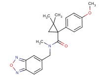 N-(2,1,3-benzoxadiazol-5-ylmethyl)-1-(4-methoxyphenyl)-N,2,2-trimethylcyclopropanecarboxamide