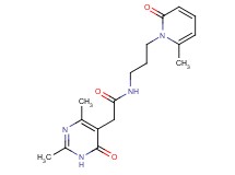 2-(2,4-dimethyl-6-oxo-1,6-dihydropyrimidin-5-yl)-N-[3-(6-methyl-2-oxopyridin-1(2H)-yl)propyl]acetamide