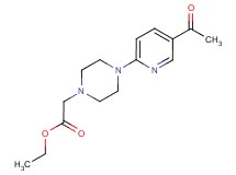 ethyl [4-(5-acetylpyridin-2-yl)piperazin-1-yl]acetate