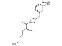 ((1S)-5-amino-1-{[3-(3-methylphenoxy)-1-azetidinyl]carbonyl}pentyl)amine dihydrochloride