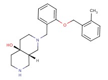 rel-(4aS,8aS)-2-{2-[(2-methylbenzyl)oxy]benzyl}octahydro-2,7-naphthyridin-4a(2H)-ol dihydrochloride